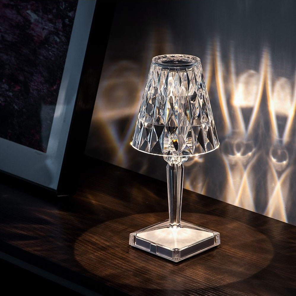 Virelle Maison - Lampe de table en cristal acrylique texturé | Virelle Maison