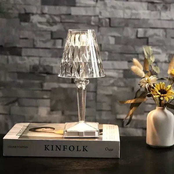 Virelle Maison - Lampe de table en cristal acrylique texturé | Virelle Maison