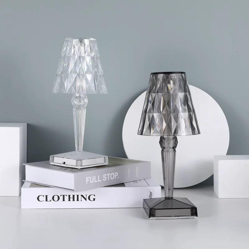 Virelle Maison - Lampe de table en cristal acrylique texturé | Virelle Maison