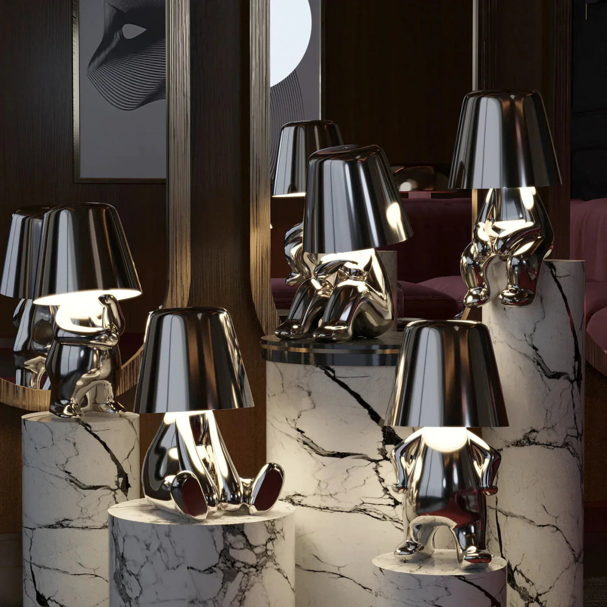 Virelle Maison - Lampe de table en résine colorée | Virelle Maison