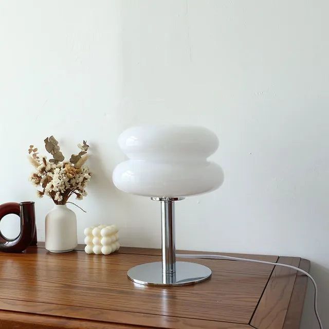 Virelle Maison - Lampe de table en verre et métal texturé | Virelle Maison