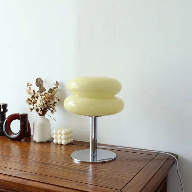 Virelle Maison - Lampe de table en verre et métal texturé | Virelle Maison