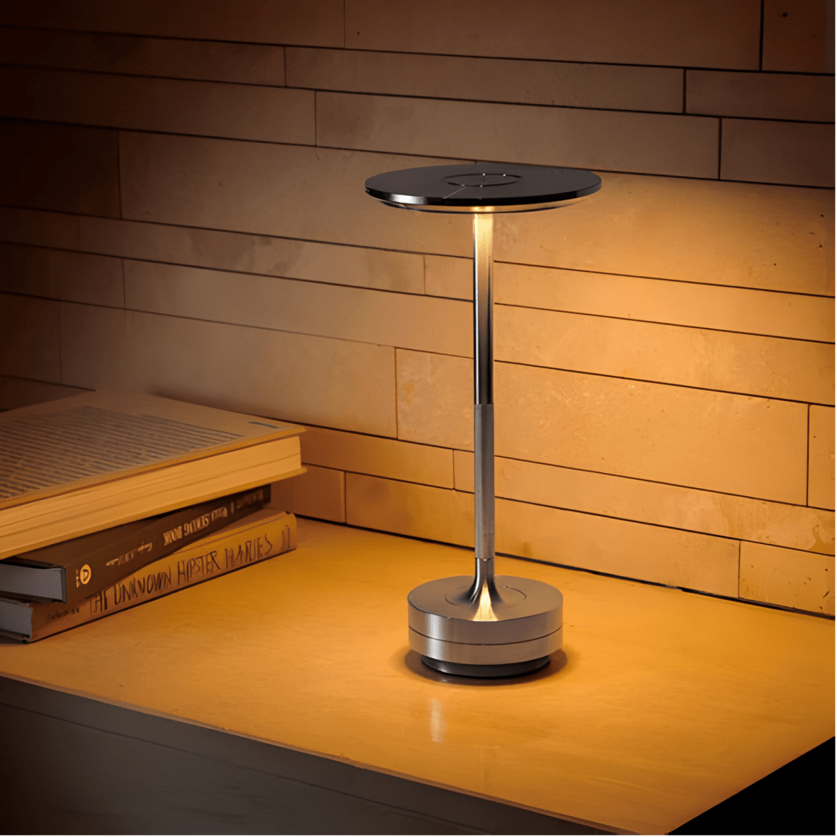 Virelle Maison - Lampe de table sans fil en métal – Dimmable avec commande tactile | Virelle Maison