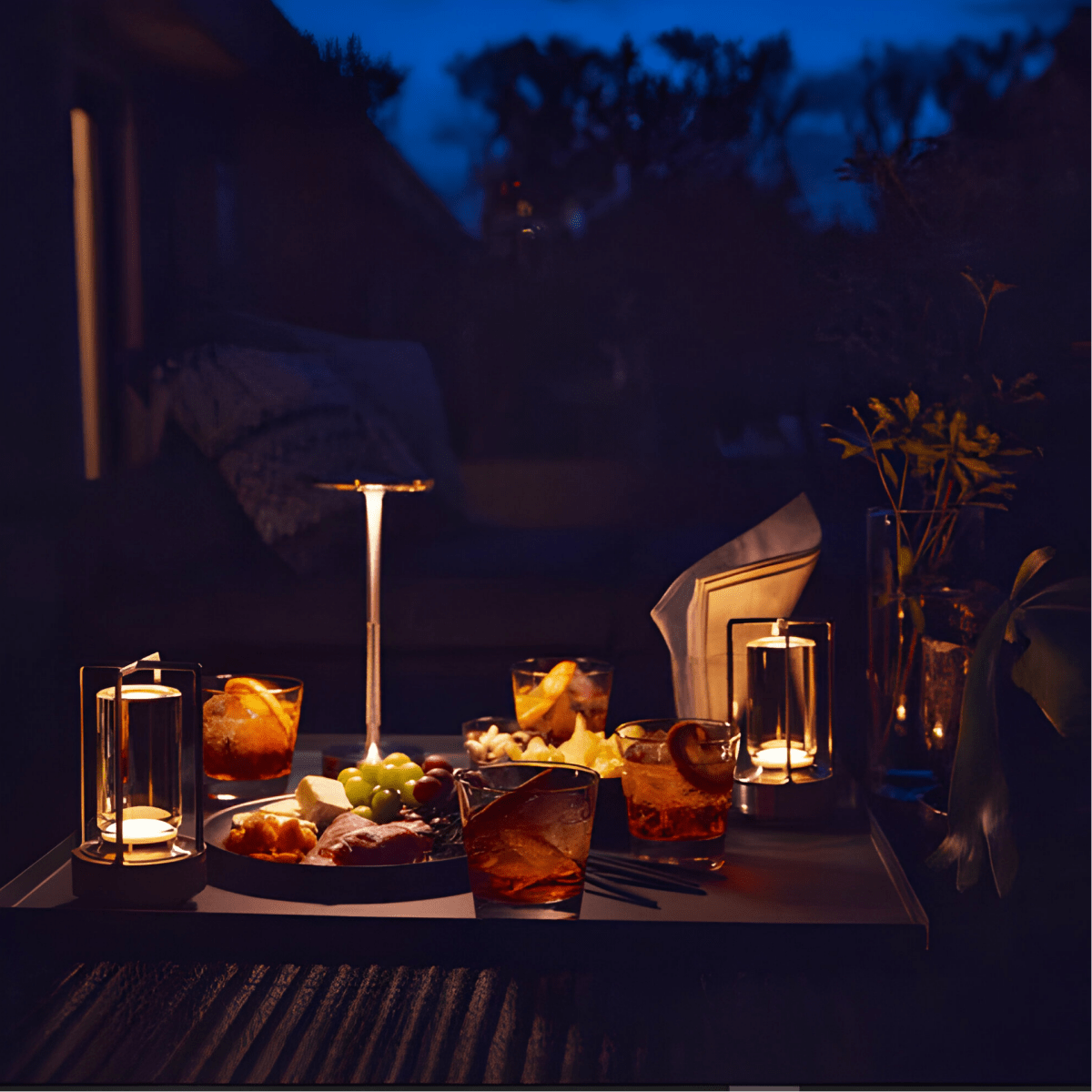 Virelle Maison - Lampe de table sans fil en métal – Dimmable avec commande tactile | Virelle Maison