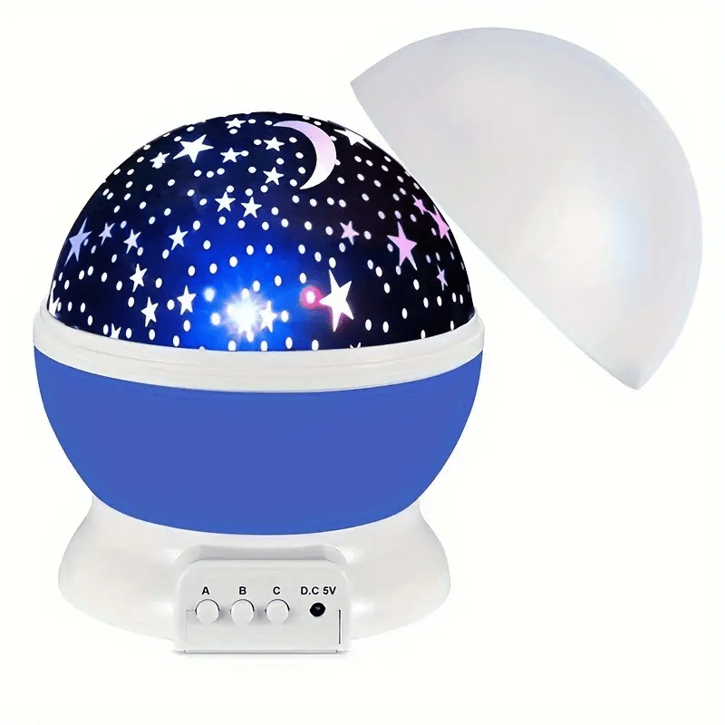Virelle Maison - Lampe projecteur d’ambiance en rotation avec ciel étoilé multicolore | Virelle Maison