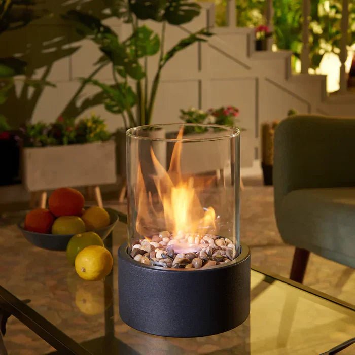 Virelle Maison - Lanterne de table en verre borosilicate et acier poudré | Virelle Maison