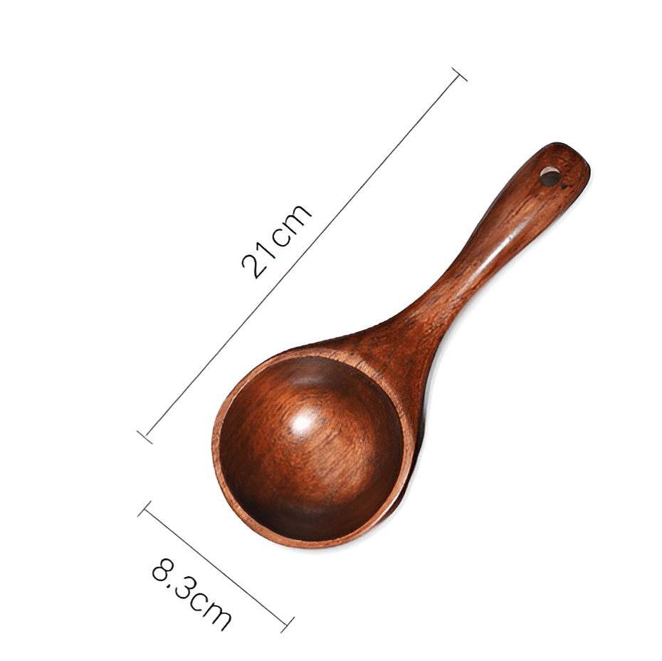 Virelle Maison - Louche en bois naturel à long manche