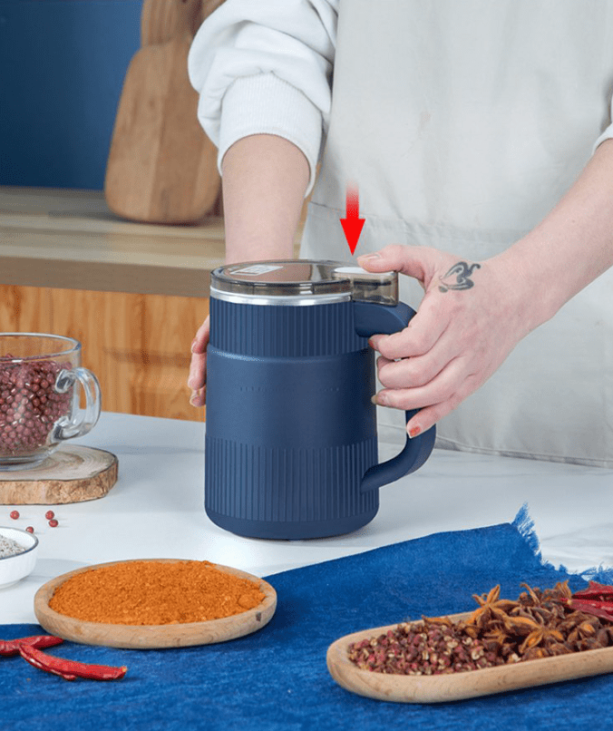 Virelle Maison - Moulin électrique compact en acier pour grains et graines | Virelle Maison