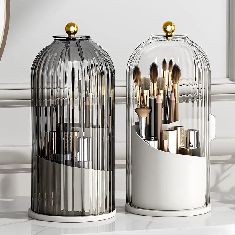 Virelle Maison - Organisateur de maquillage rotatif en acrylique transparent | Virelle Maison