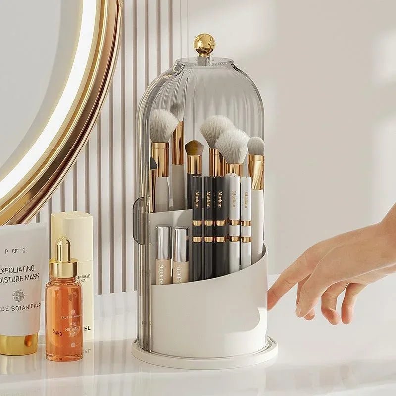 Virelle Maison - Organisateur de maquillage rotatif en acrylique transparent | Virelle Maison
