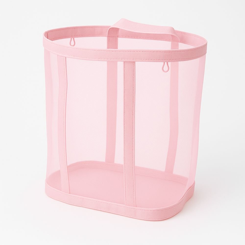 Virelle Maison - Panier à linge pliable en maille respirante