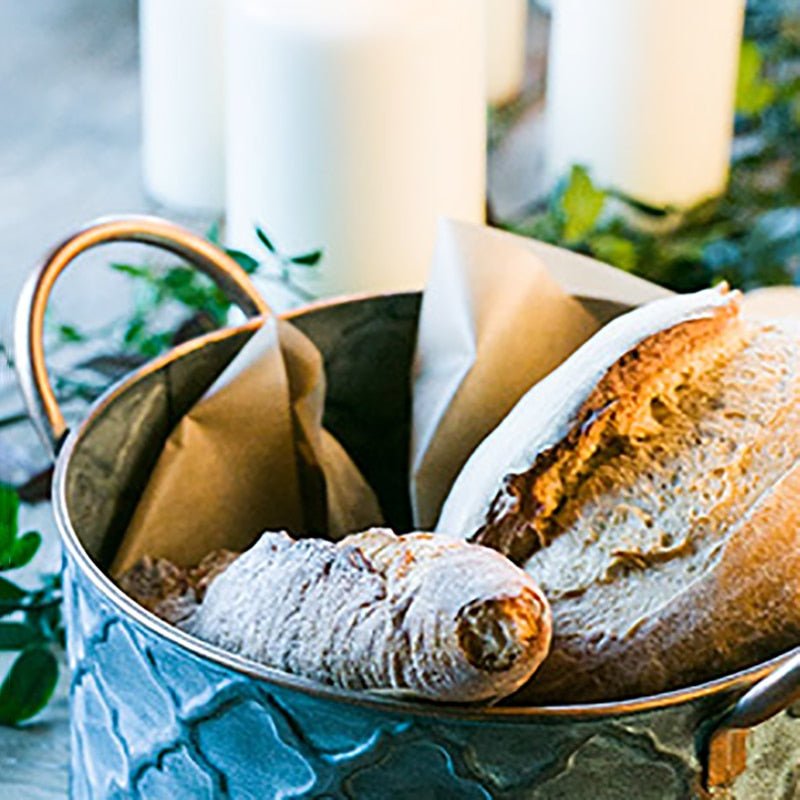 Virelle Maison - Panier à pain rustique en métal | Virelle Maison