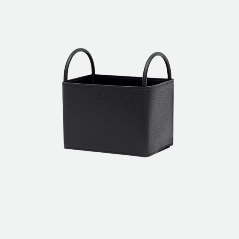 Virelle Maison - Panier de rangement en simili cuir avec structure rigide | Virelle Maison