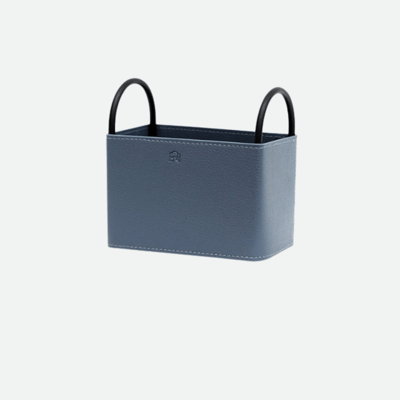 Virelle Maison - Panier de rangement en simili cuir avec structure rigide | Virelle Maison