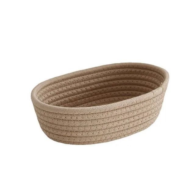 Virelle Maison - Panier de rangement tressé en corde de coton | Virelle Maison