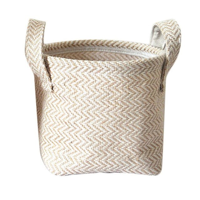 Virelle Maison - Panier tissé en polyester minimaliste | Virelle Maison