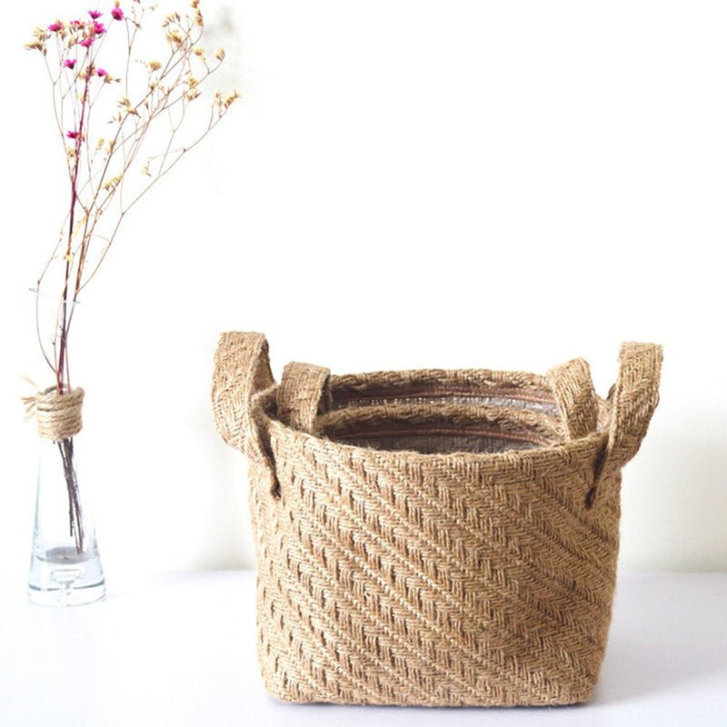 Virelle Maison - Panier tissé en polyester minimaliste | Virelle Maison