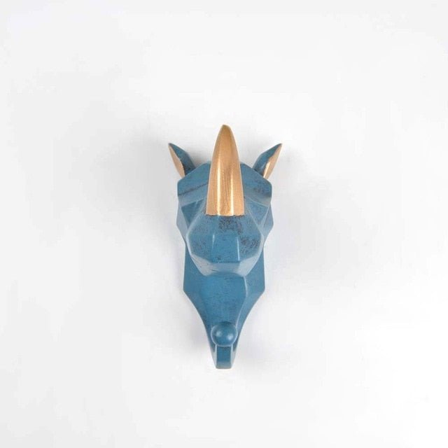 Virelle Maison - Patère murale décorative en résine – Design géométrique animalier | Virelle Maison