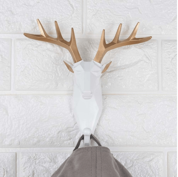 Virelle Maison - Patère murale décorative en résine – Design géométrique animalier | Virelle Maison