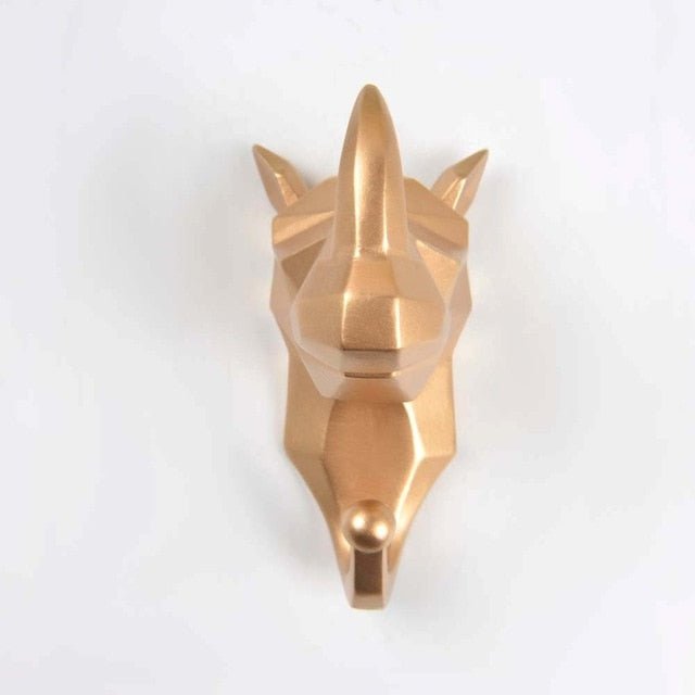 Virelle Maison - Patère murale décorative en résine – Design géométrique animalier | Virelle Maison
