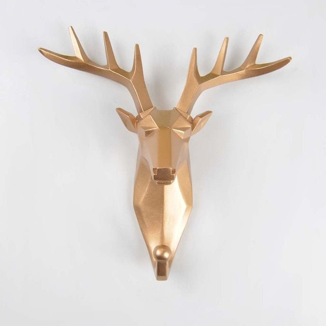 Virelle Maison - Patère murale décorative en résine – Design géométrique animalier | Virelle Maison