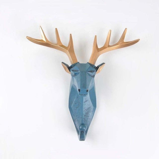 Virelle Maison - Patère murale décorative en résine – Design géométrique animalier | Virelle Maison
