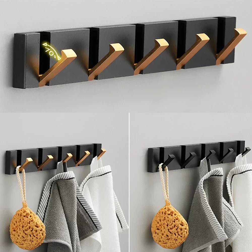 Virelle Maison - Patère murale pliante en acier minimaliste | Virelle Maison