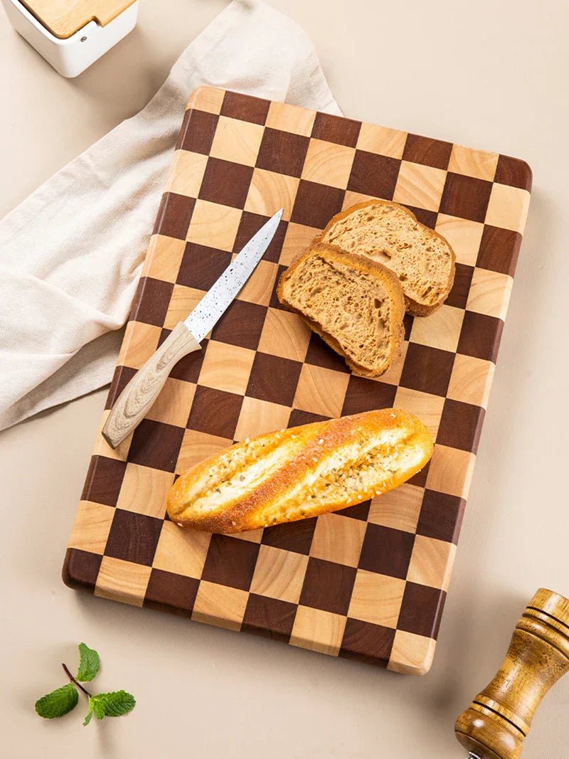 Virelle Maison - Planche à découper antidérapante en bois d’acacia massif | Virelle Maison
