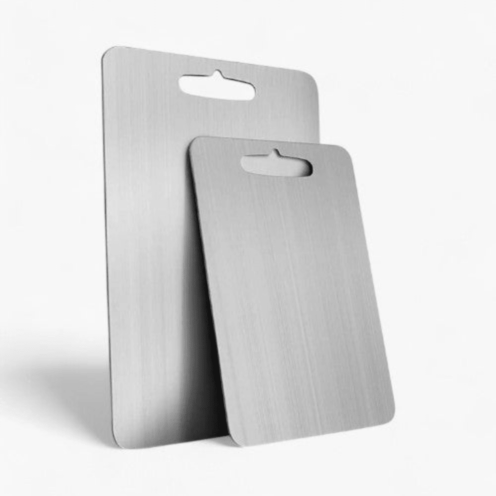Virelle Maison - Planche à découper en acier inoxydable brossé | Virelle Maison