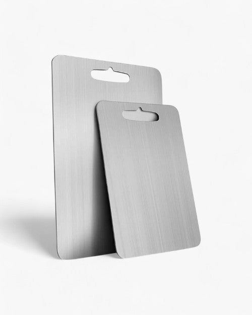 Virelle Maison - Planche à découper en acier inoxydable brossé | Virelle Maison