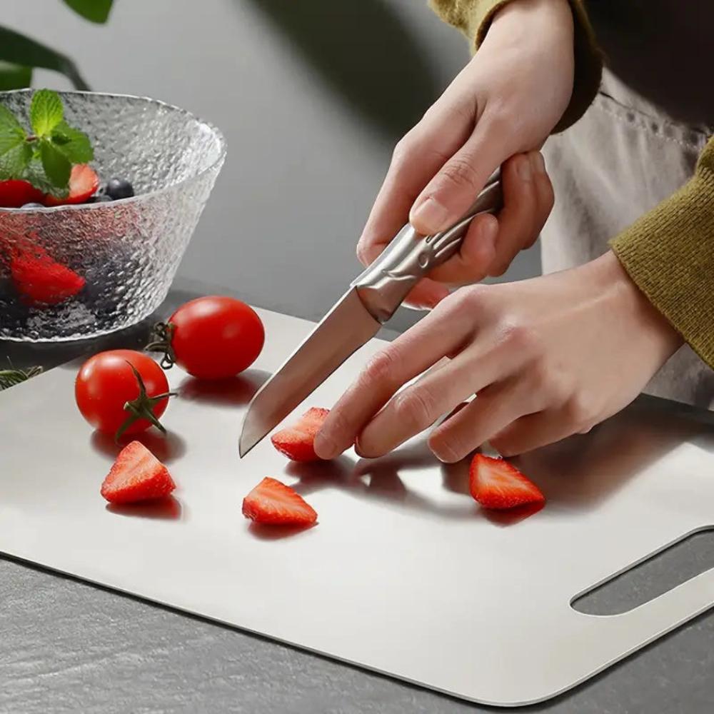 Virelle Maison - Planche à découper en acier inoxydable | Virelle Maison