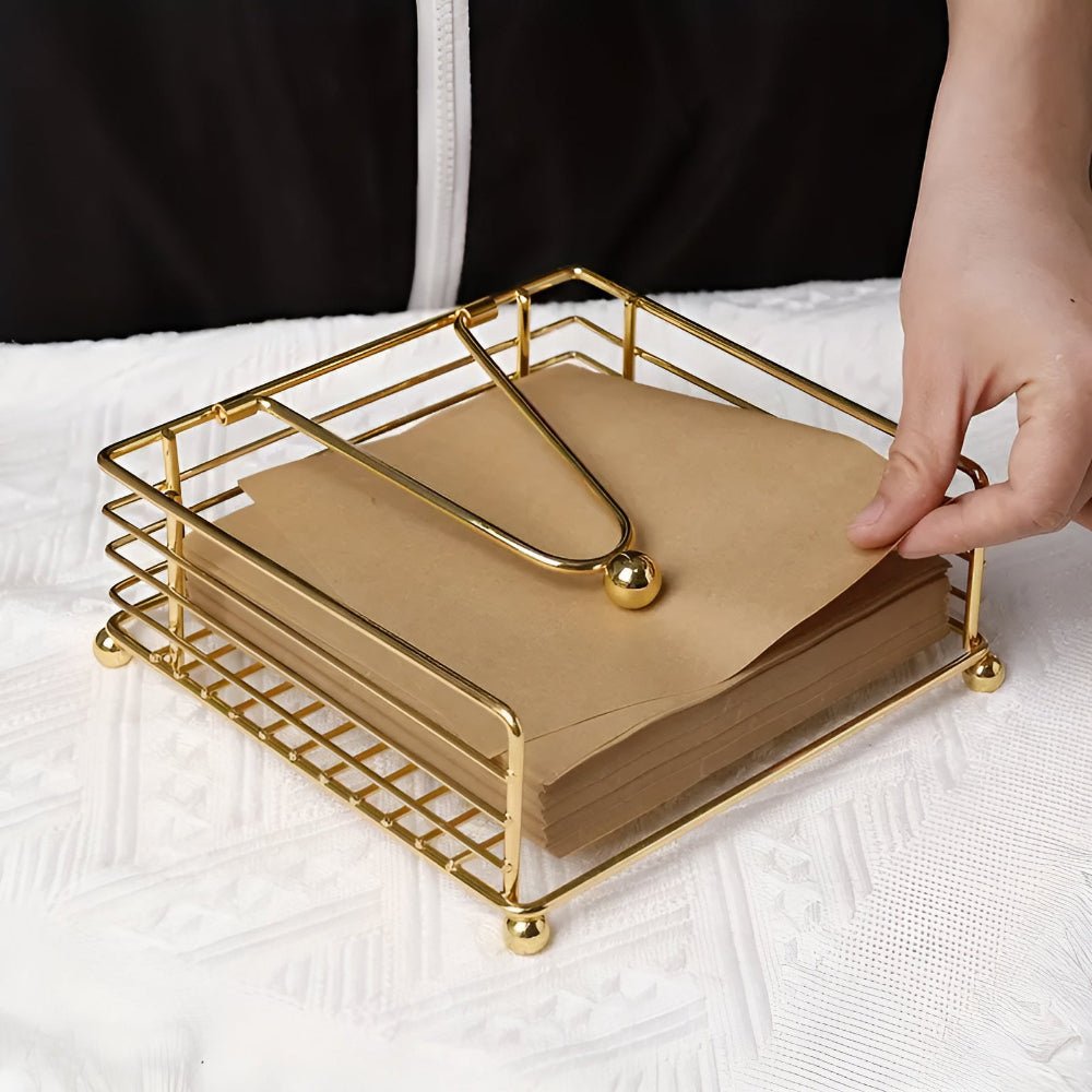 Virelle Maison - Porte - serviettes de table en fer au design épuré | Virelle Maison