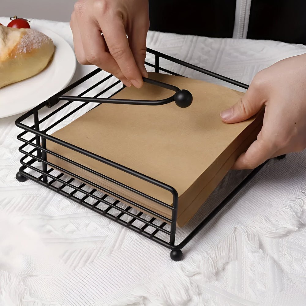 Virelle Maison - Porte - serviettes de table en fer au design épuré | Virelle Maison