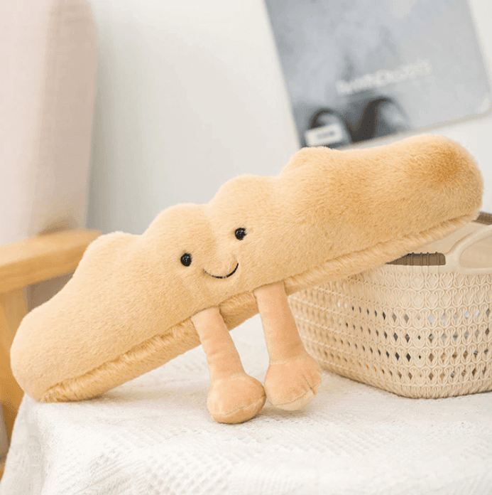 SnackPlush – Zacht Pluchen Speelgoed in Pretzel, Croissant & Toastvorm
