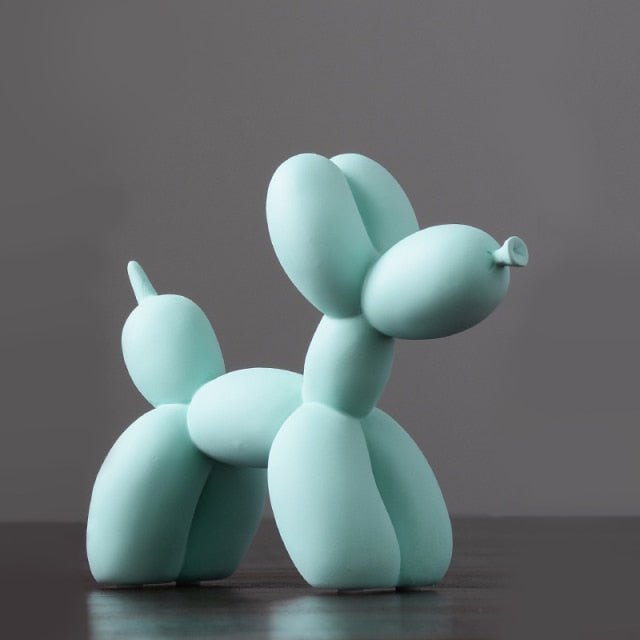 Virelle Maison - Sculpture décorative en résine finition lisse forme ballon chien | Virelle Maison