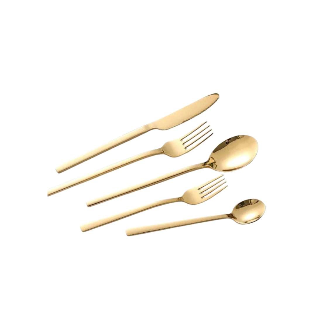 Virelle Maison - Service de couverts en acier inoxydable texturé, 30 pièces | Virelle Maison