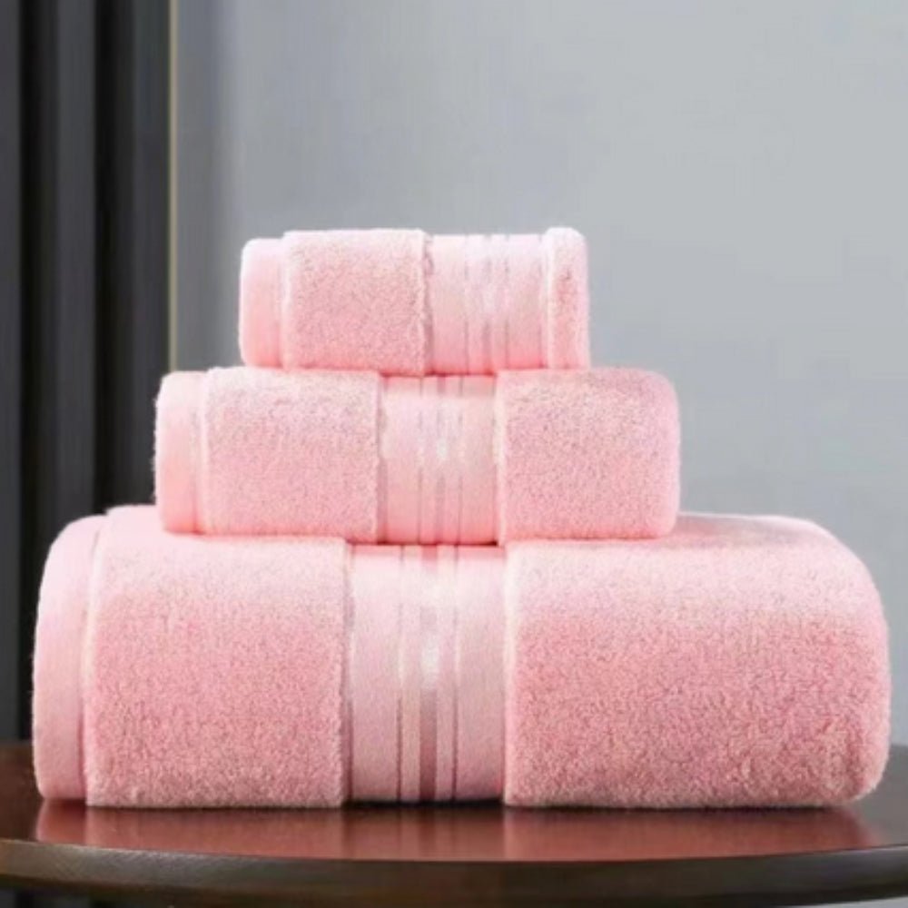 Virelle Maison - Serviette de bain en coton égyptien – Lot doux et absorbant | Virelle Maison
