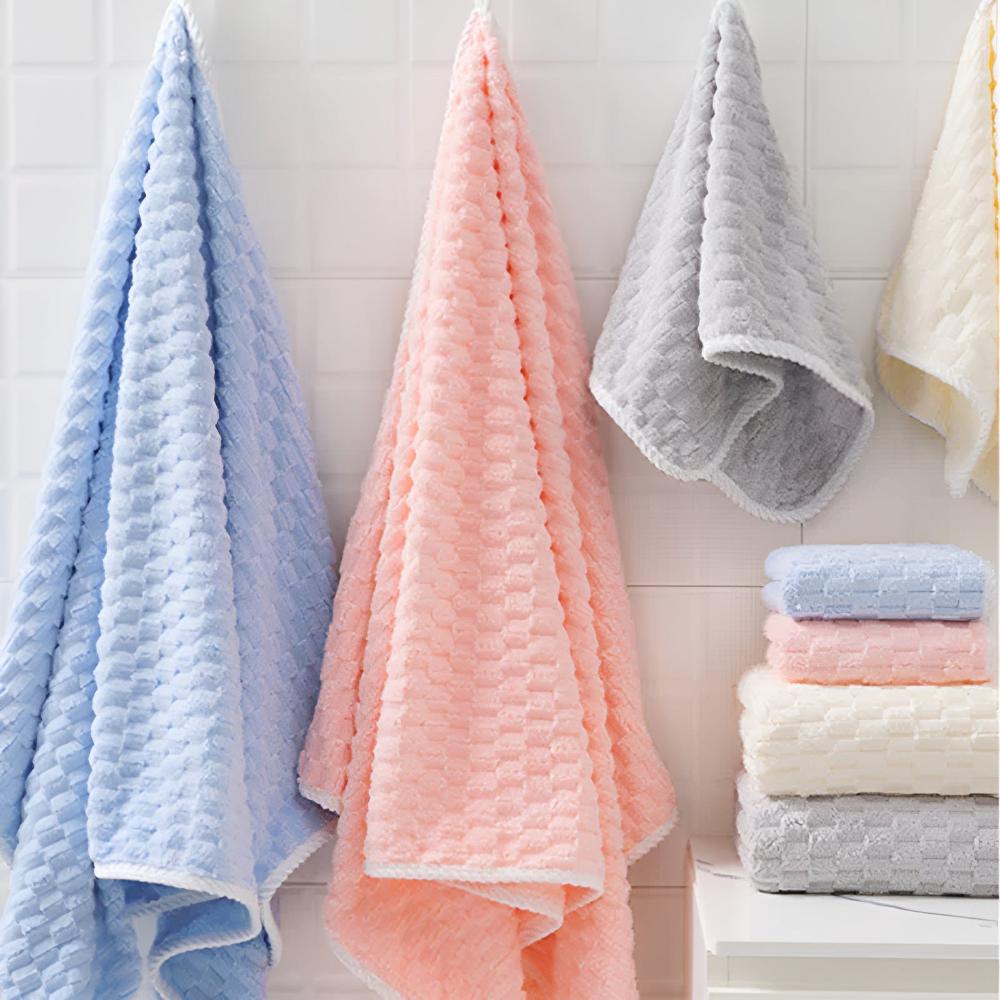 Virelle Maison - Serviettes en polaire douce, tissage serré et boucle d’accroche