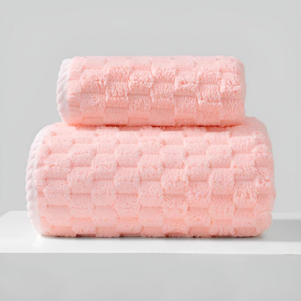 Virelle Maison - Serviettes en polaire douce, tissage serré et boucle d’accroche