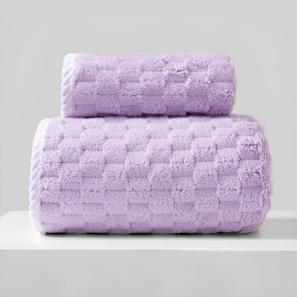 Virelle Maison - Serviettes en polaire douce, tissage serré et boucle d’accroche