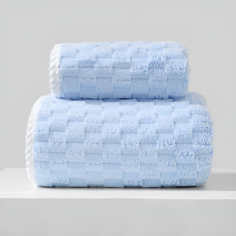 Virelle Maison - Serviettes en polaire douce, tissage serré et boucle d’accroche