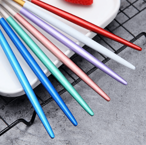 Virelle Maison - Set de couverts 4 pièces en acier inoxydable coloré | Virelle Maison