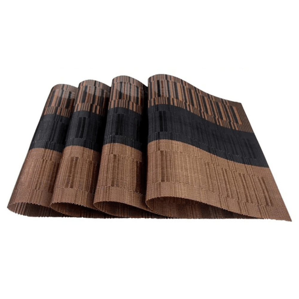 Virelle Maison - Set de sets de table tissés lavables – Surface résistante à la chaleur | Virelle Maison