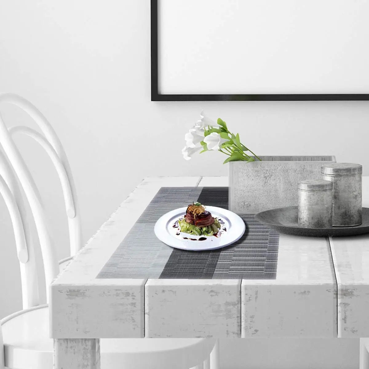 Virelle Maison - Set de sets de table tissés lavables – Surface résistante à la chaleur | Virelle Maison