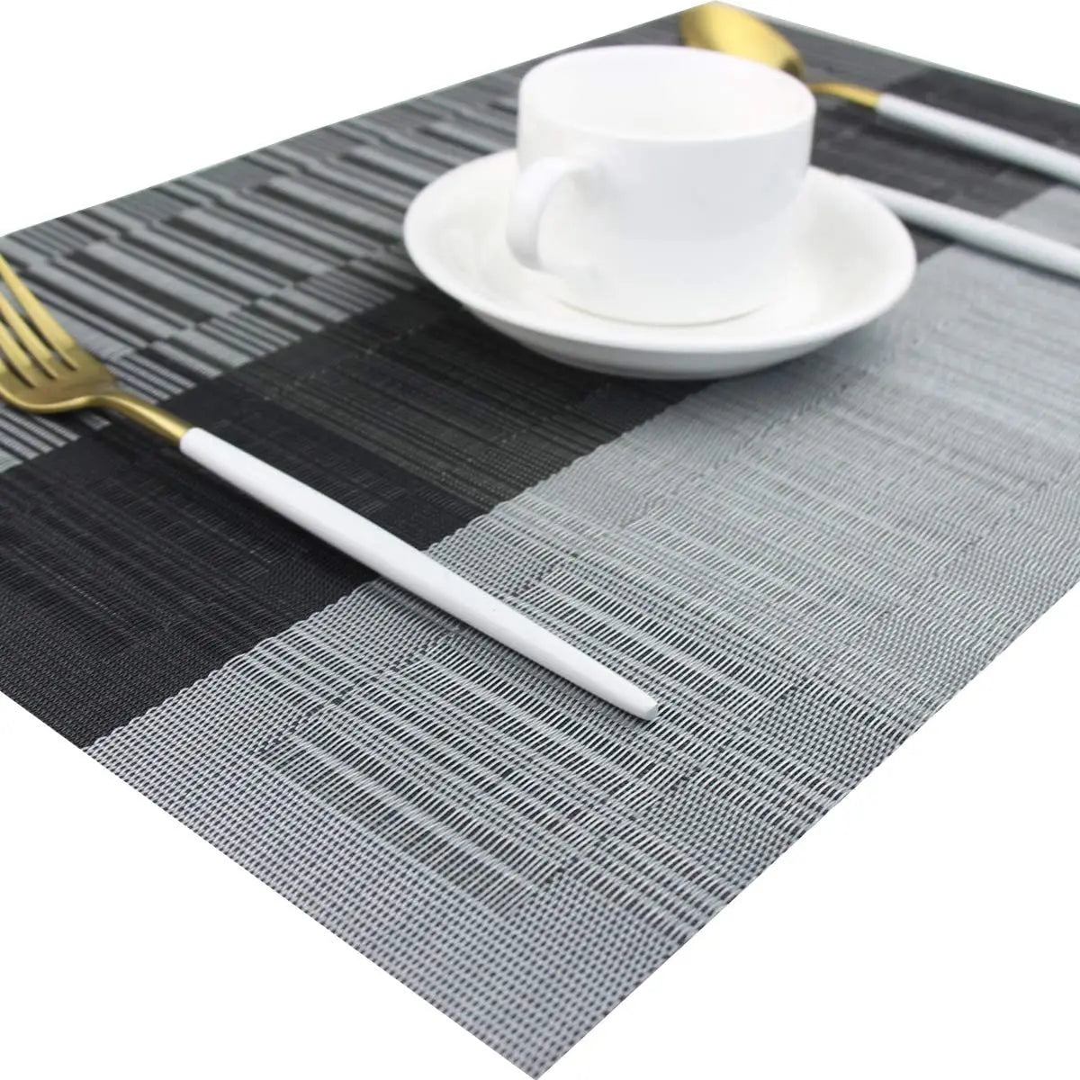 Virelle Maison - Set de sets de table tissés lavables – Surface résistante à la chaleur | Virelle Maison