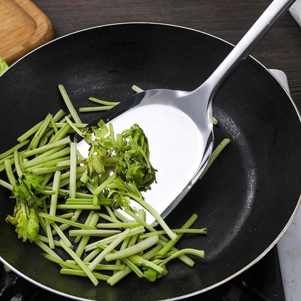 Virelle Maison - Set d’ustensiles de cuisine en acier inoxydable, finition brossée | Virelle Maison