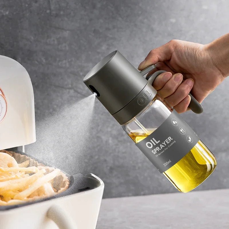 Virelle Maison - Spray à huile en verre borosilicaté 250 ml, design épuré | Virelle Maison