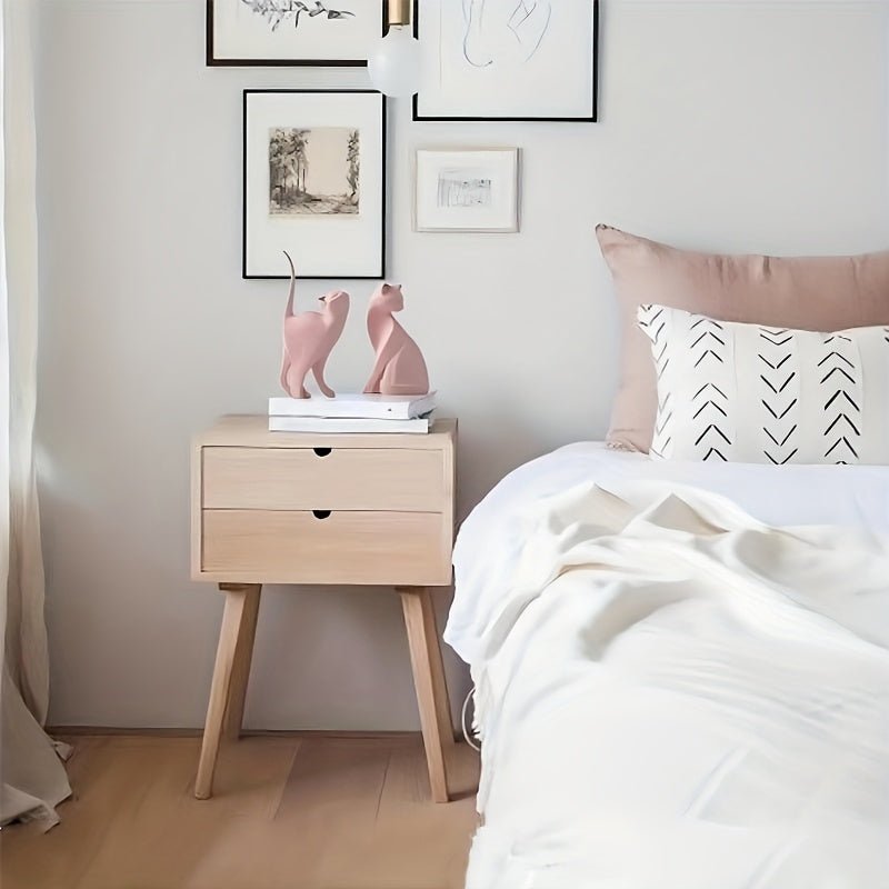 Virelle Maison - Statue décorative de chat en résine – Finition mate minimaliste | Virelle Maison