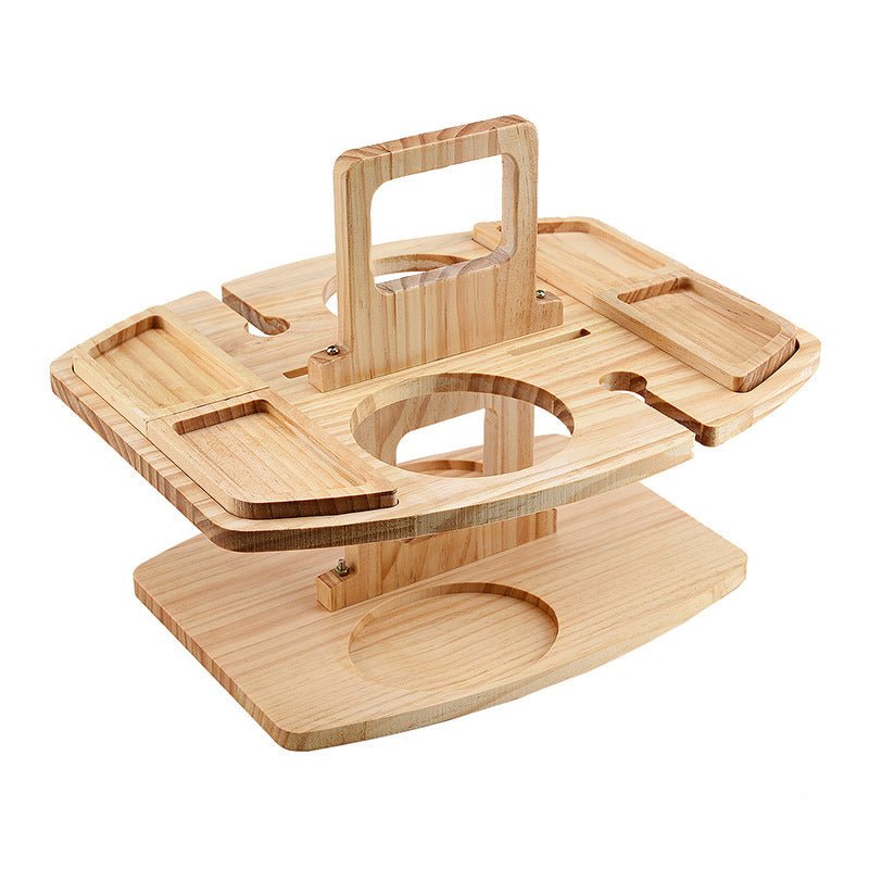 Virelle Maison - Table de pique - nique en bois pliable pour vin et apéritif | Virelle Maison