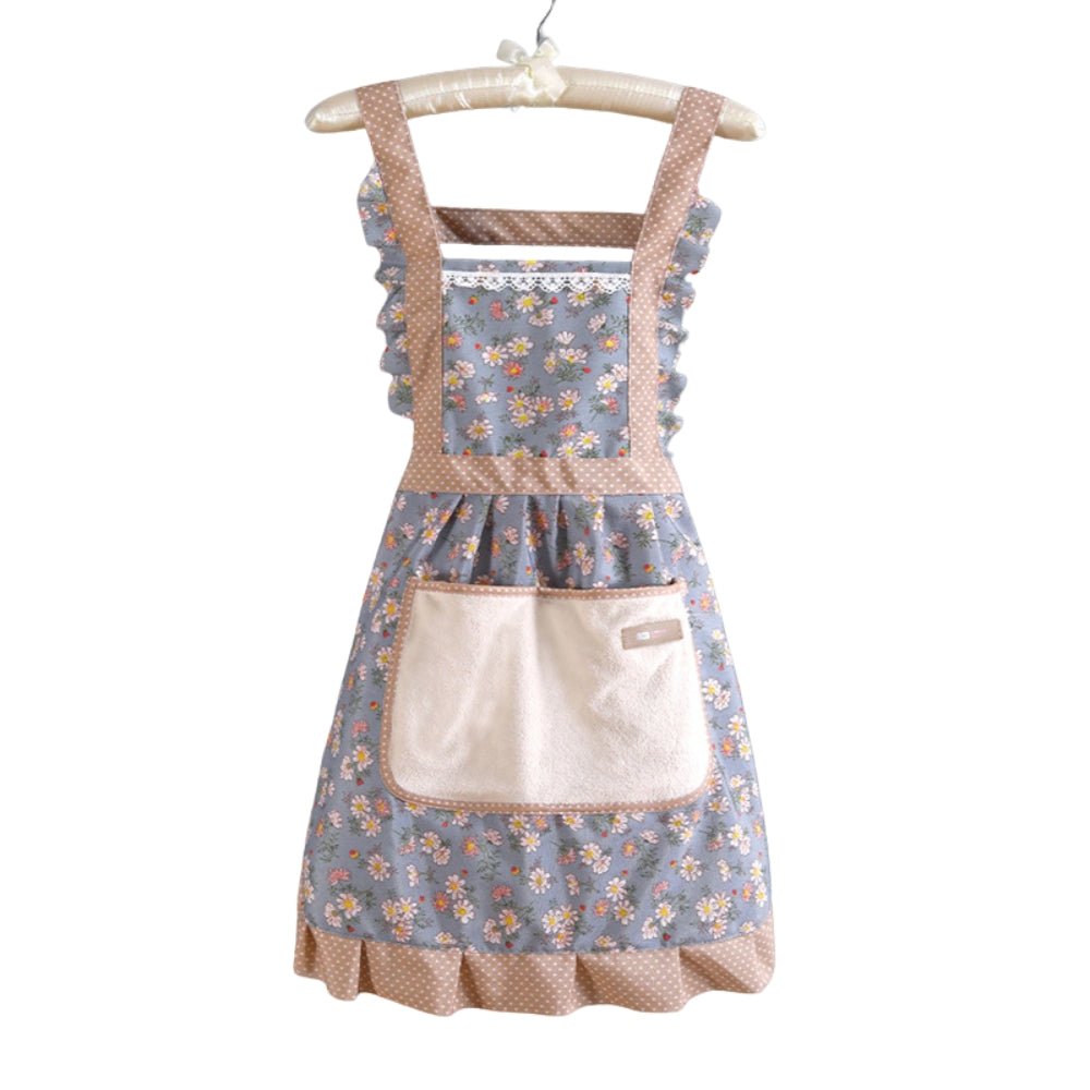 Virelle Maison - Tablier de cuisine en coton fleuri, imperméable | Virelle Maison